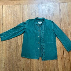 Caron Callahan Turquoise jacket size L